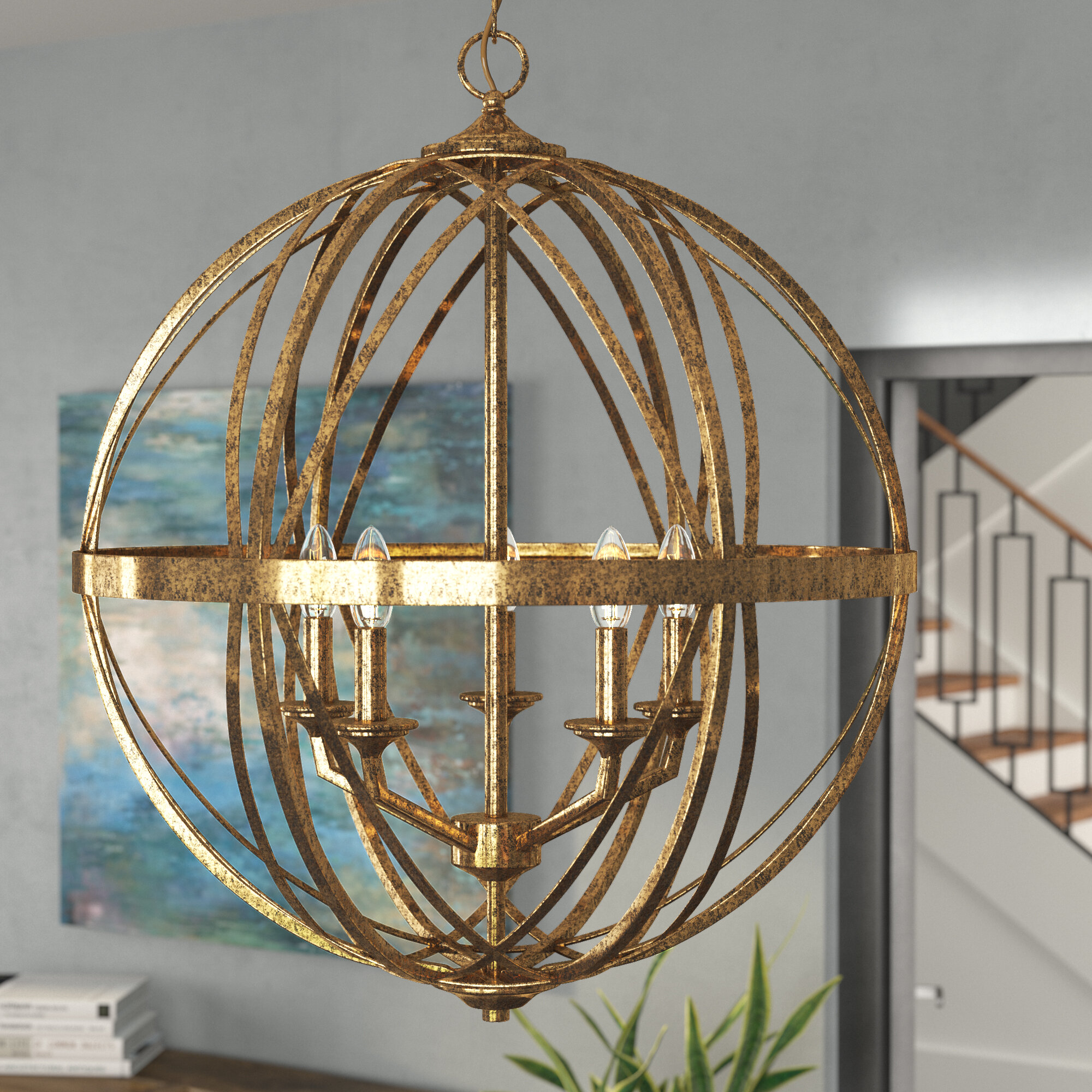 alessa globe chandelier world market