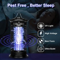 Details about   Electric Mosquito Insect Killer Zapper Lamp LED Light Fly Bug Trap Pest Outdoor 