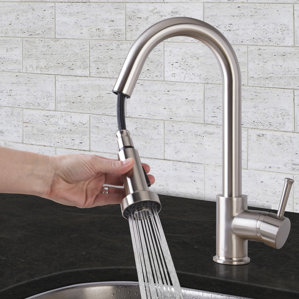 VIGO Branson Single Handle Pull-Out Ki..