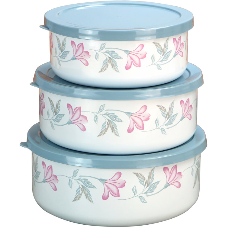 Corelle Pink Trio 3 Container Food Storage Set & Reviews Wayfair