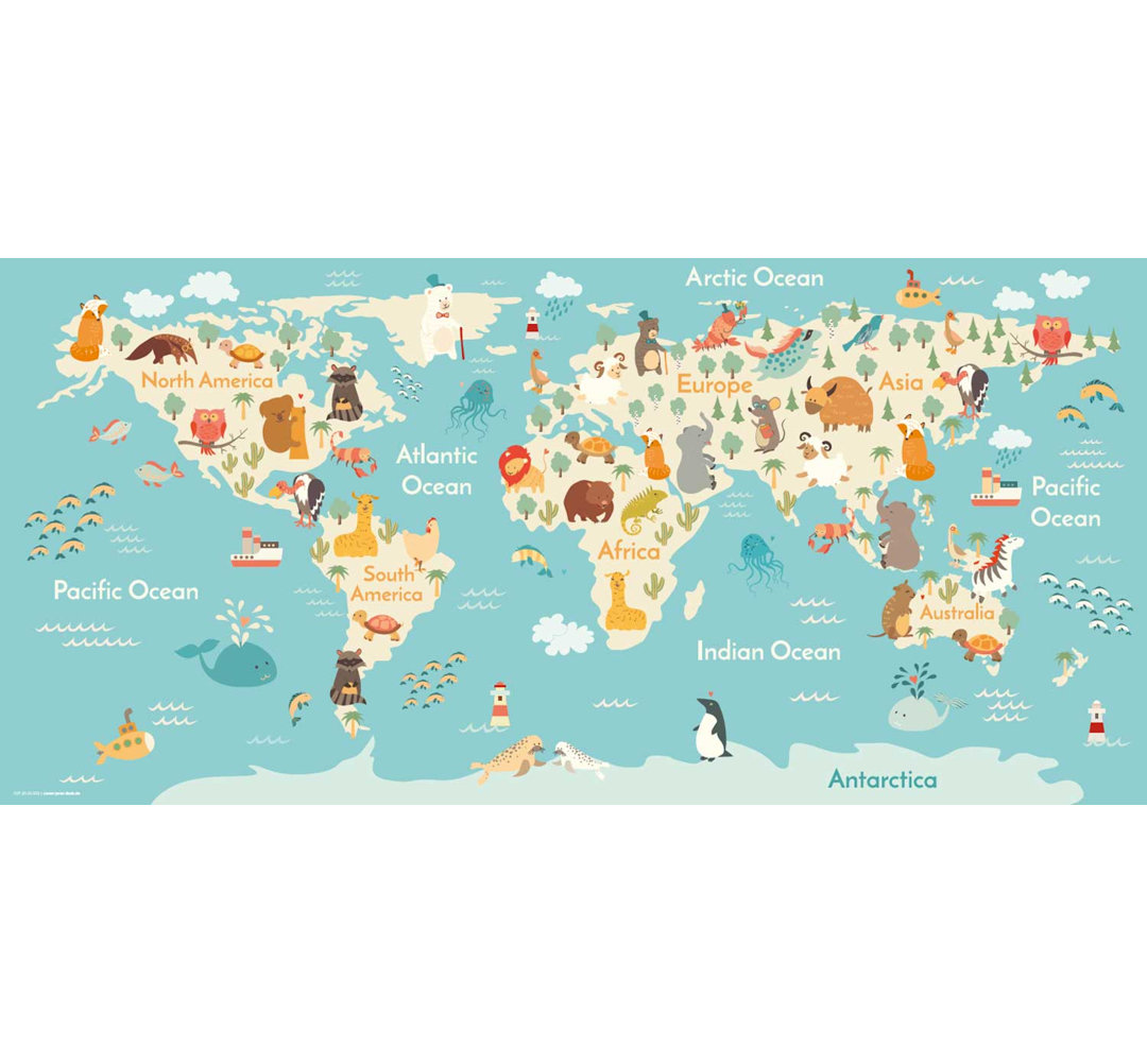cover-your-desk.de Schreibtischunterlage World Map 
