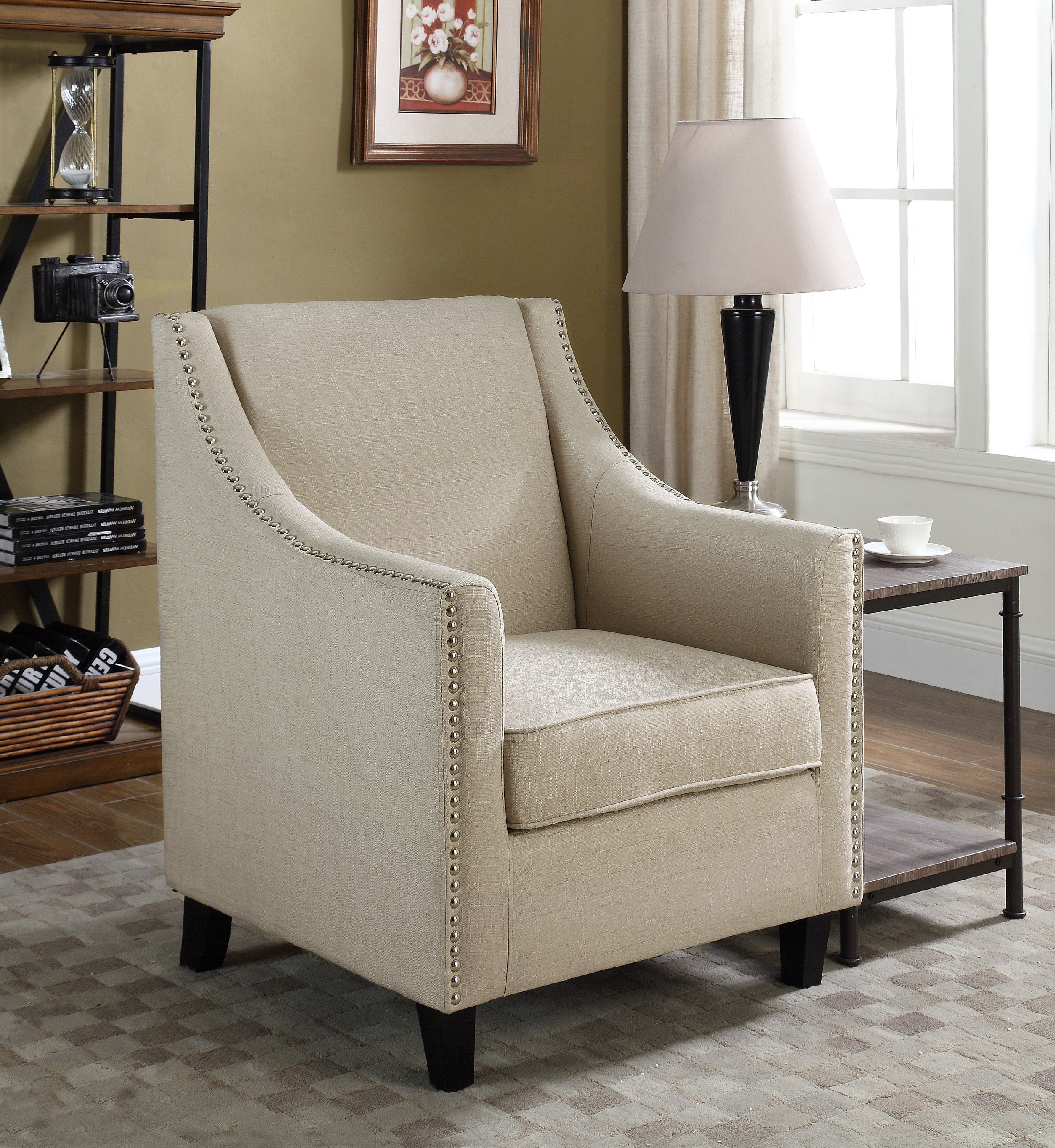 Charlton Home Sherwin Wingback Chair Wayfair