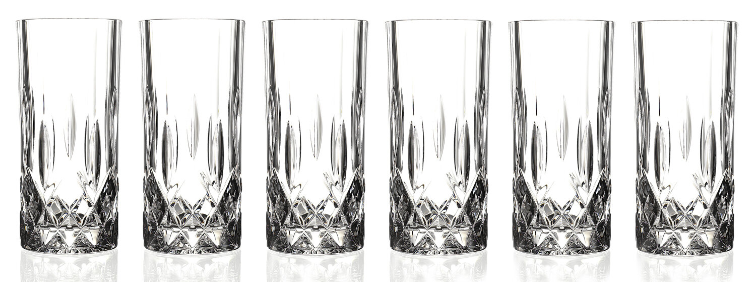 RCR OPERA CRYSTAL GLASS LIQUEUR GLASSES 6cl - NEW BOX OF 6 