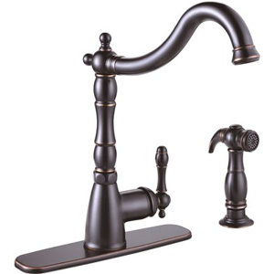 Charlestown Single Handle Kitchen Faucet with Side Spray
