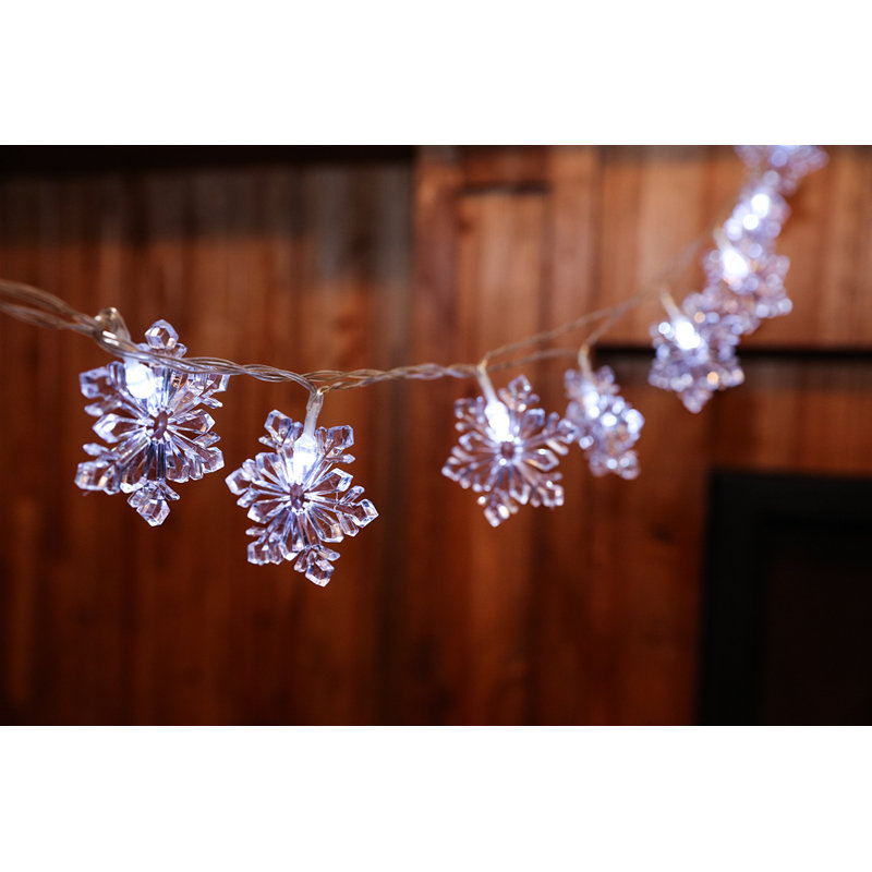 Festivaldepot 20 Light 160 Inches Snowflake String Lights Reviews Snowflake String Lights