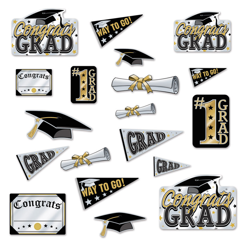 The Party Aisle™ Graduation Graduation Cutout Set - Wayfair Canada