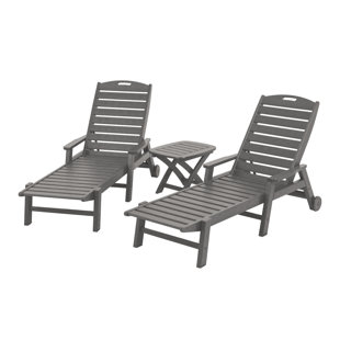 Nautical 3-Piece Chaise Set