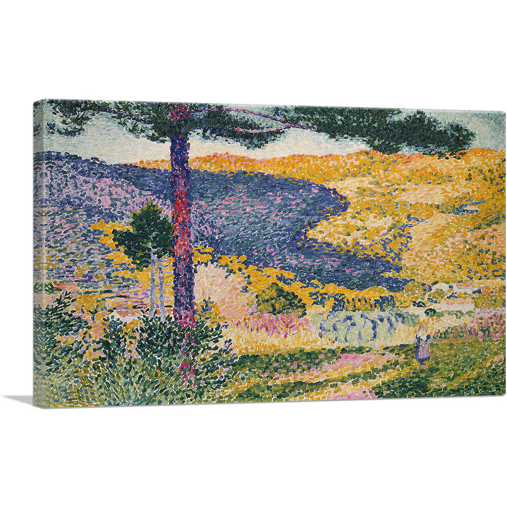 ARTCANVAS Valley With Fir Shade On The Mountain 1909 by Henri-Edmond ...