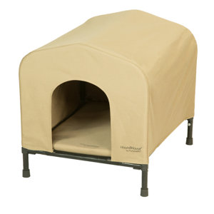 PortablePET Fabric and Steel Collapsible Yard Kennel Dog House
