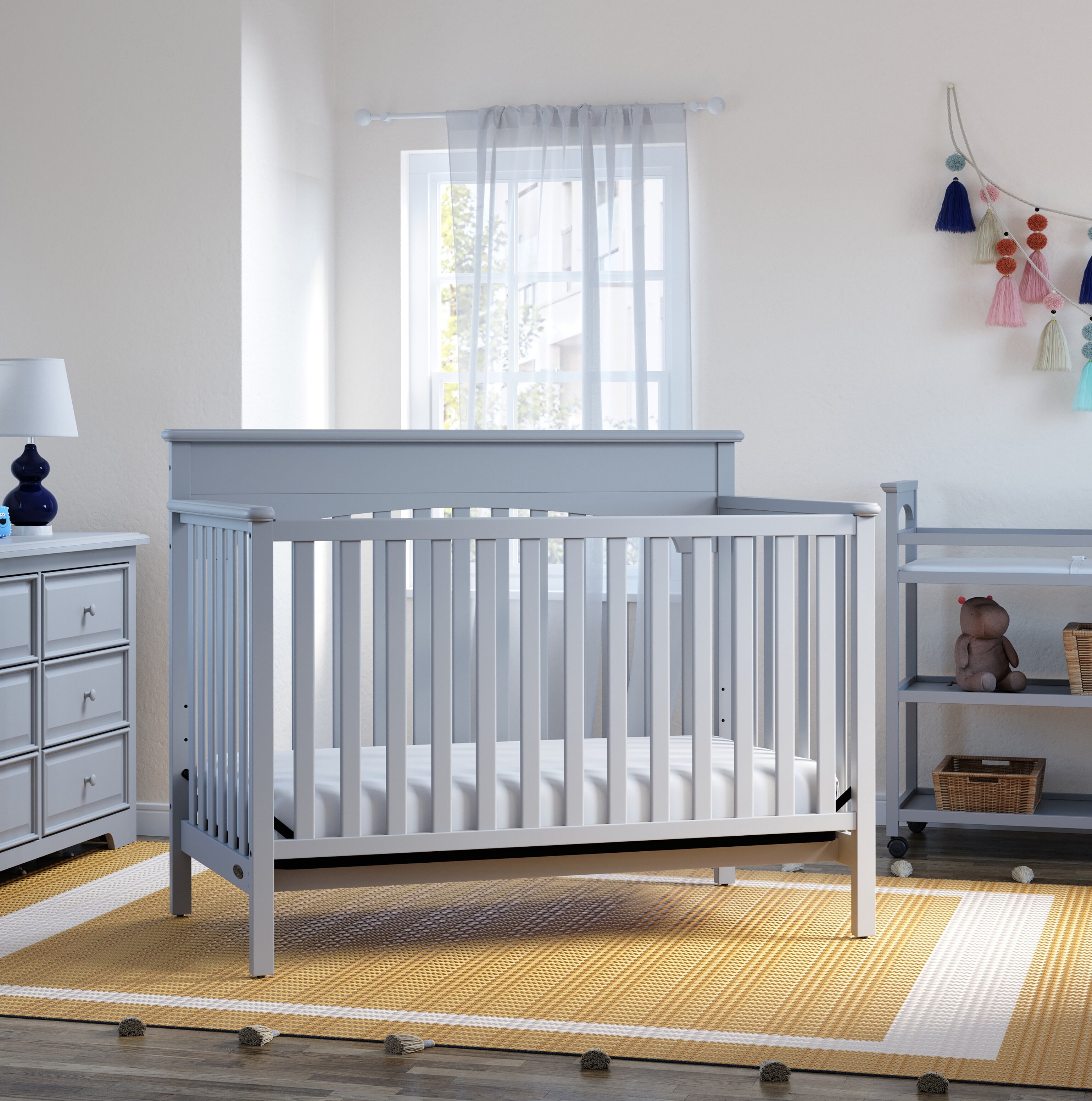 wayfair cribs grey