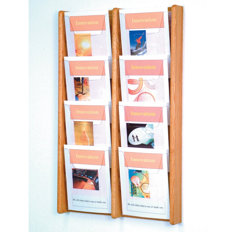 Wooden Mallet 8 Pocket Wall Display & Reviews | Wayfair