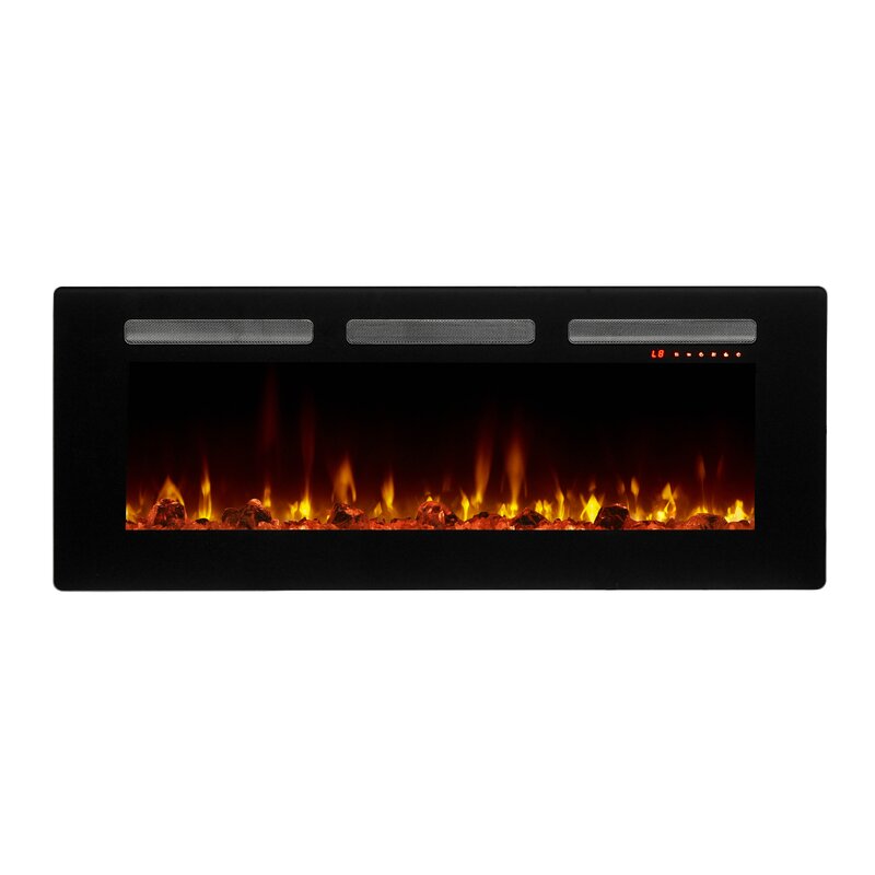 Ebern Designs Odis Wall Mounted Electric Fireplace Reviews Wayfair