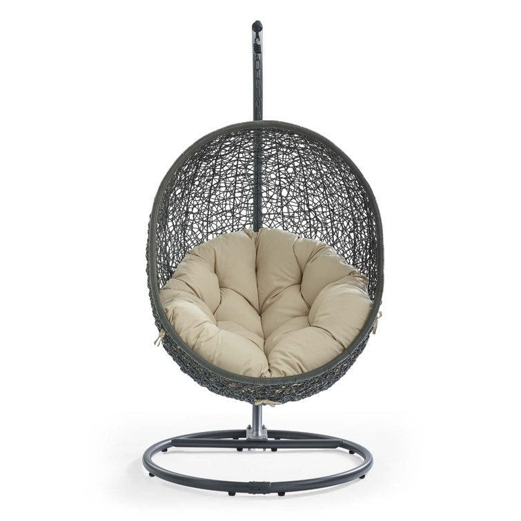 Allmodern Bonley Sunbrella Porch Swing With Stand Wayfair