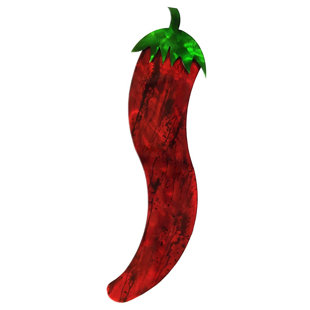 Chili Pepper Metal Wall Décor Chili Pepper Metal Wall Décor