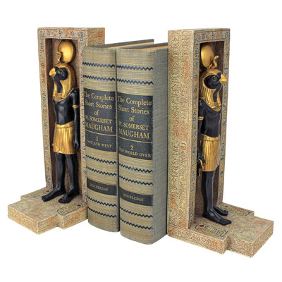 Horus Sculptural Bookends Design Toscano