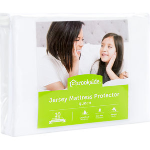 Jersey Hypoallergenic Waterproof Mattress Protector by Brookside