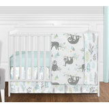 hunter green crib skirt