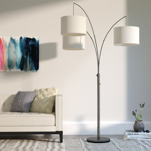 Brushed Steel Floor Lamp | Wayfair Brushed Steel Floor Lamp | Wayfair