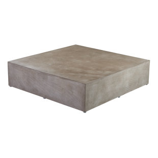 Modern Contemporary Cement Concrete Coffee Tables Allmodern Millenia Concrete Coffee Table