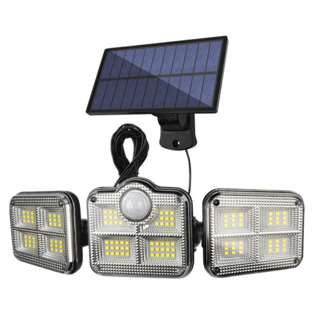 Taykoo Solar Lights Outdoor 122 Led Wireless Led Solar Motion Sensor Lights 3 Adjustable Heads Ip67 Waterproof Security Led Flood Light Wayfair Taykoo Solar Lights Outdoor 122 Led Wireless Led Solar Motion Sensor Lights 3 Adjustable Heads Ip67 Waterproof Security Led Flood Light Wayfair