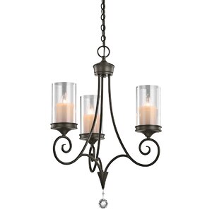 Azaria 3-Light Candle-Style Chandelier