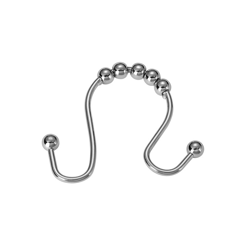 AmericanDream Double Roller Easy Glide Shower Curtain Hook Wayfair