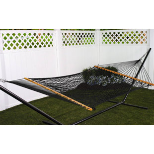 Go to store & view more images Roe Double Cotton Rope Hammock by Bay Isle Home