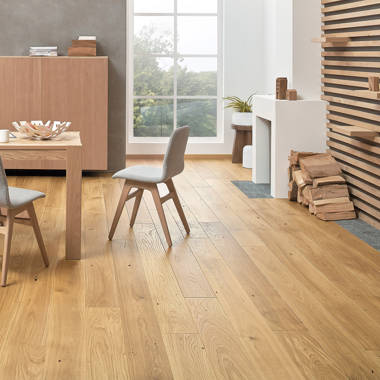 Barlinek Oak 9/16" Thick x 8" Wide x 86" Length Engineered Hardwood Flooring | Wayfair