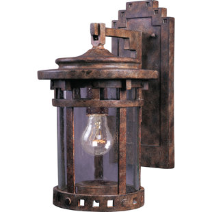 Go to store & view more images Carcassonne 1 Light Outdoor Wall Lantern by Loon Peak