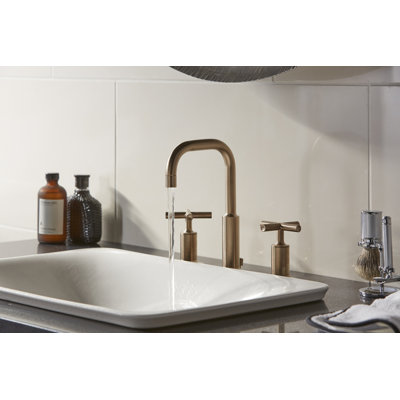 Sartorial Vitreous China Rectangular Vessel Bathroom Sink