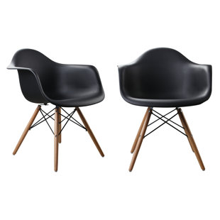 Modern Designer Plastic Dinning Side Chair (Set Of 2) by Attraction Design Home Today Sale Only