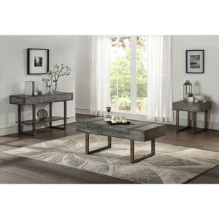 Kemal 3 Piece Coffee Table Set by 17 Stories