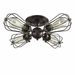 Gayla 4 -Light LED Semi Flush Mount