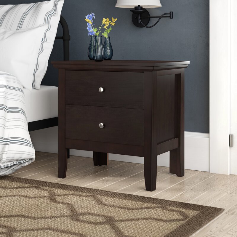 Alcott Hill Matilda 2 Drawer Nightstand Reviews Wayfair