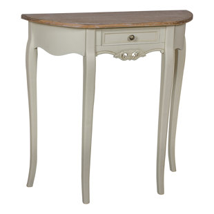 Curved Console Table Wayfair Co Uk Lanctot 1 Drawer Curved Console Table