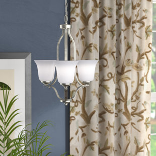 Go to store & view more images Burhall 3-Light Shaded Chandelier by Darby Home Co