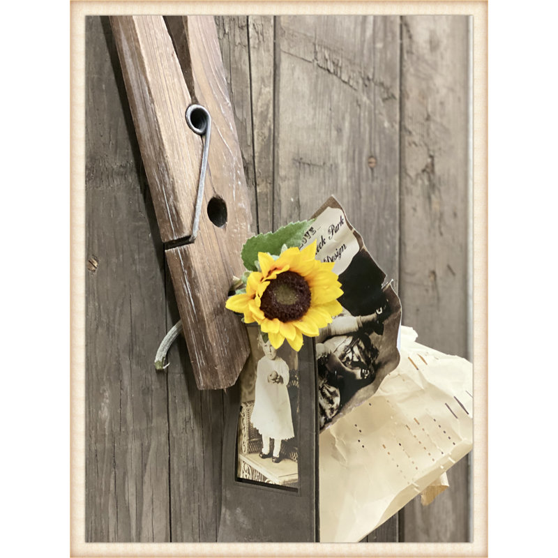 Gracie Oaks Giant Clothes Pin Clip Wall Decor Reviews Wayfair