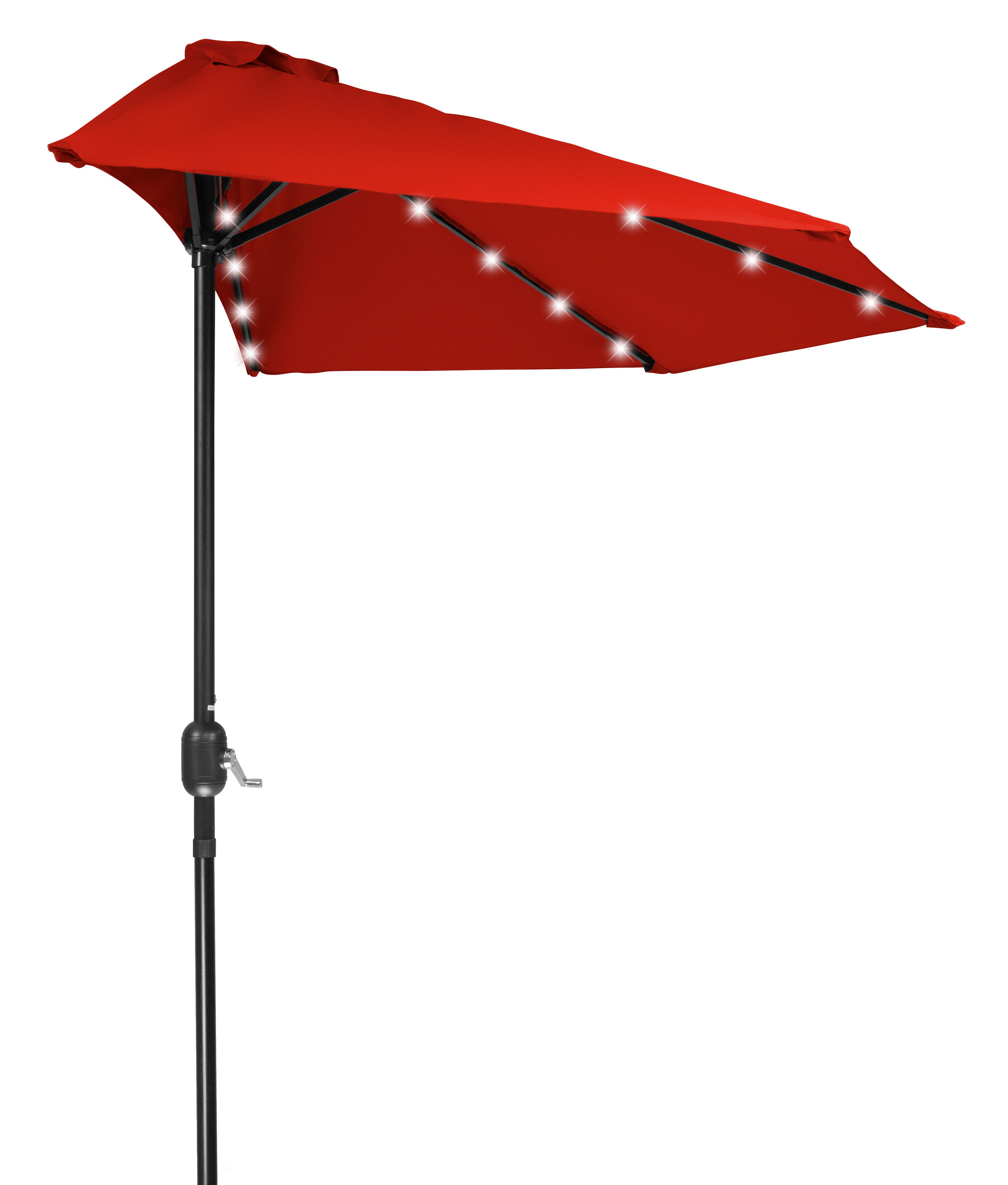 lighted half umbrella