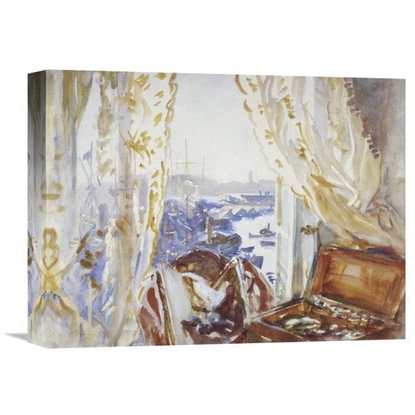 Global Gallery View From A Window Genoa By John Singer Sargent