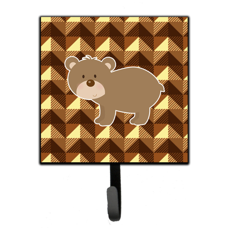 Harriet Bee Boon Bear Wall Key Organizer With Key Hooks Wayfair