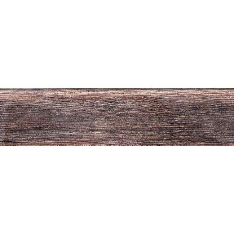 The Tile Life Woodland 3" X 12" Glass Wood Look Tile Sheet