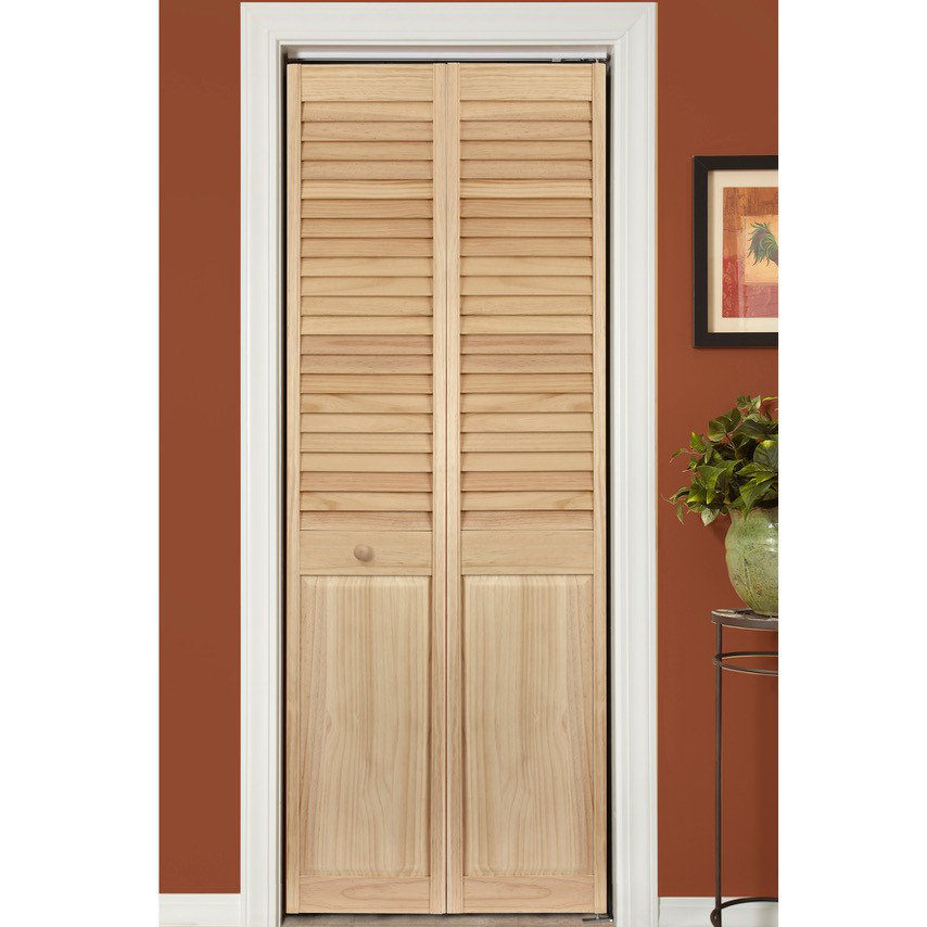 Home Fashion Technologies Solid Wood Louvered Radiata Pine Bi Fold Home Fashion Technologies Solid Wood Louvered Radiata Pine Bi Fold Door Wayfair