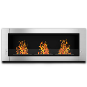 Lenox Ventless Wall Mount Bio-Ethanol Fireplace by Elite Flame