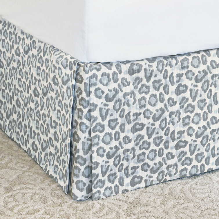 patterned bed skirt