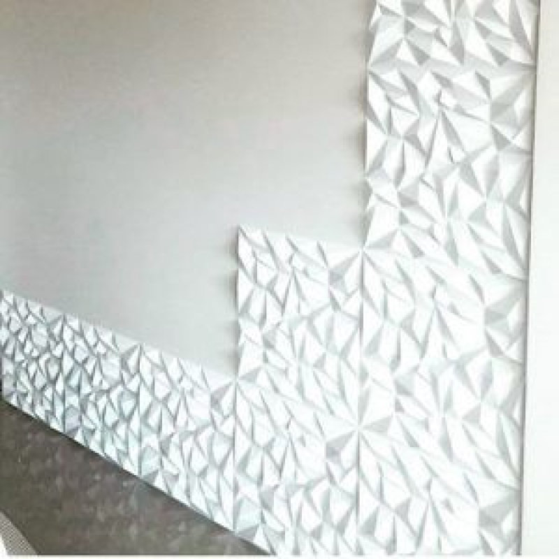 Orren Ellis Thaxted 19 7 X 19 7 Vinyl Wall Paneling In White Wayfair