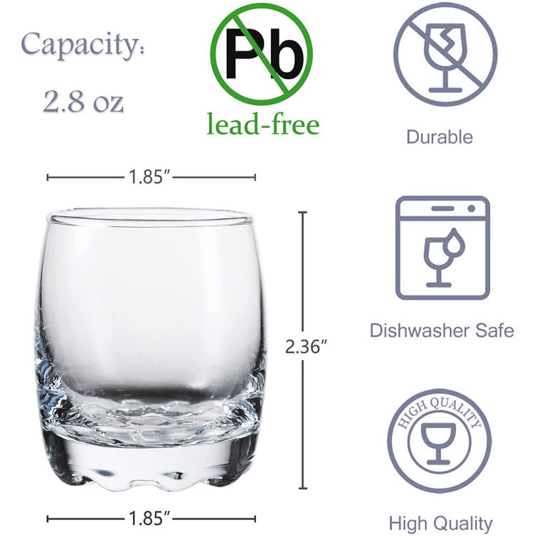 2.8oz Heavy Base Shot Glass Set Shot Glasses Clear Shot Glasses Set of 6/Tequila Shot Whiskey Shot Glass espresso liquor 2.8oz Heavy Base Shot Glass Set Shot Glasses Clear Shot Glasses Set of 6/Tequila Shot Whiskey Shot Glass espresso liquor