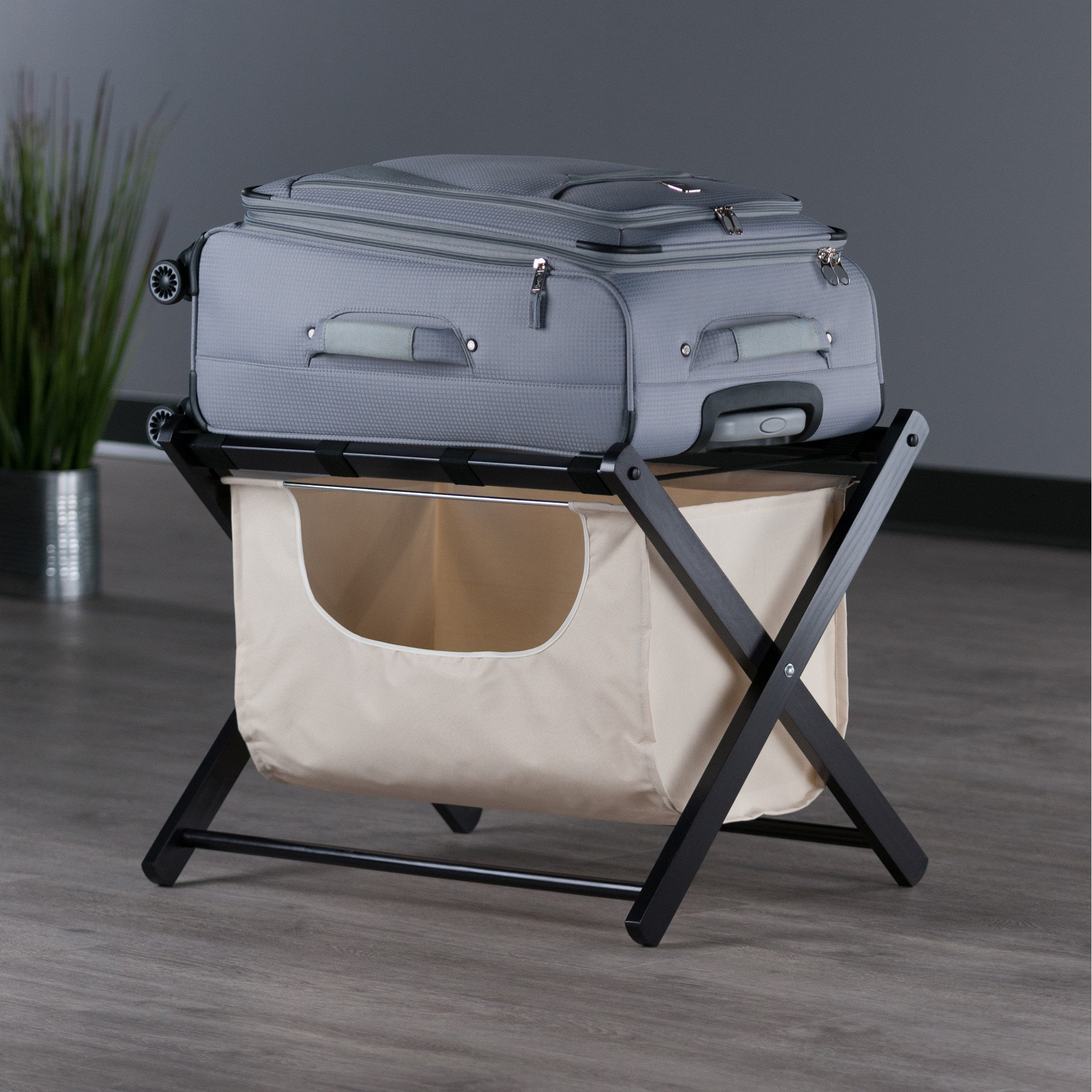 Winsome Folding Wood Luggage Rack & Reviews Wayfair