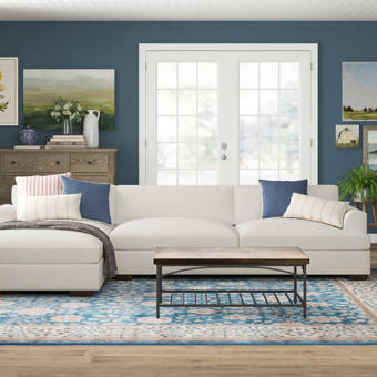 Isaacs 112 Left Hand Facing Sectional Reviews Birch Lane