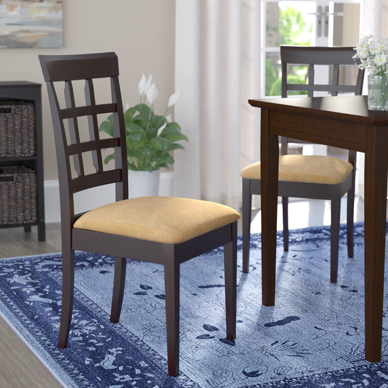 Criner Back Side Upholstered Dining Chair (Set of 2)