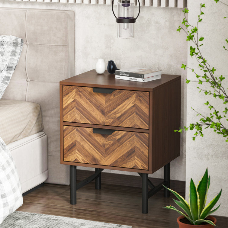 Union Rustic Akshadha Iron Nightstand | Wayfair